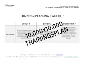 #Projekt10.000x10.000 Trainingsplan Laufeinsteiger
